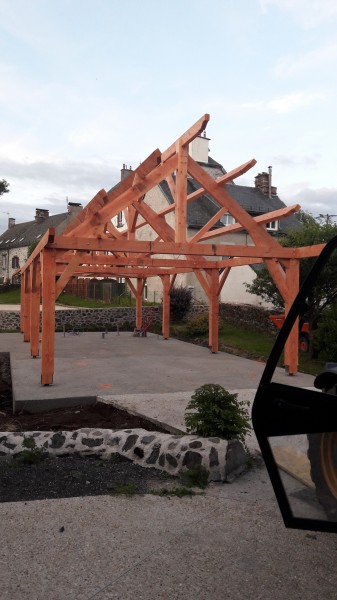 Structure charpente bois